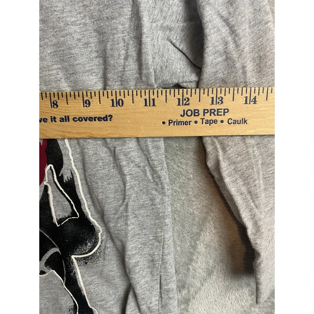 Adidas Kids Size 4 Long Sleeve Grey Graphic T-Shirt